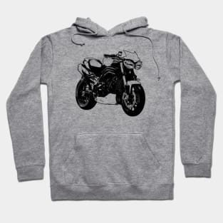 Triumph Street Triple Sketch Art Hoodie